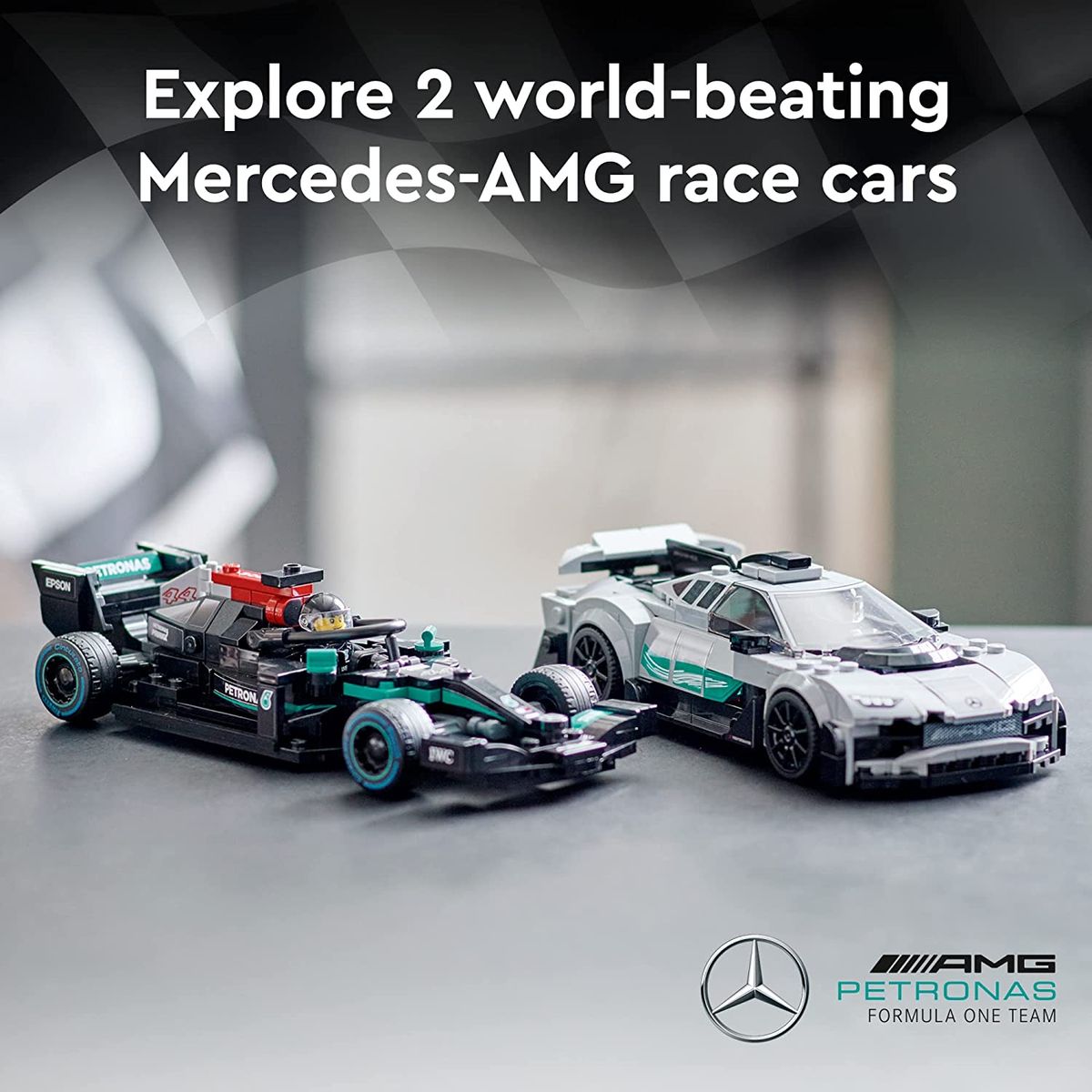 Speed Champions Mercedes-AMG F1 W12 E Performance & Mercedes-AMG Project One 76909 (564 Pieces)