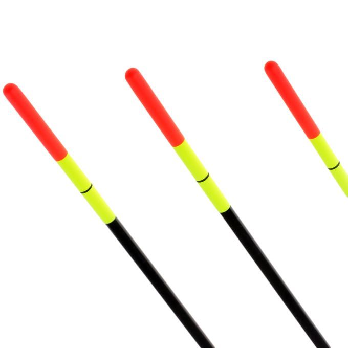 3pcs Balsa Wood Floats Bobbers Buoy Copper Head Long Casting