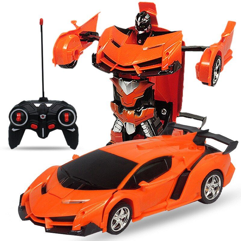 2 In 1 Electric RC Car Transformation Robots Children Boys T
