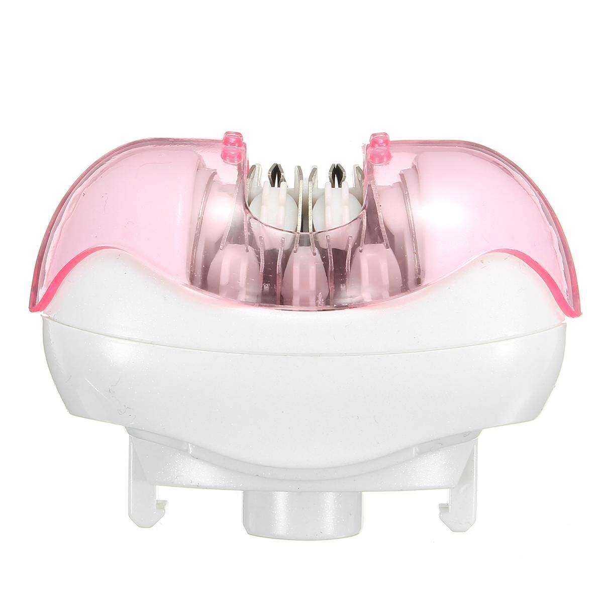 4 In 1 Women Electric Ladies Rechargeable Leg Hair Remover Removal Pink Pink (pink)
