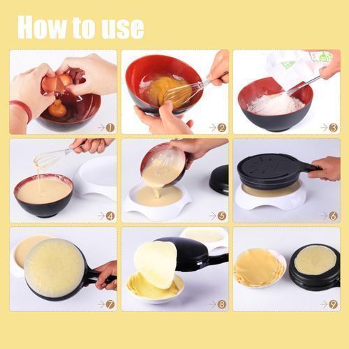 Electric Pancake Crepe Maker