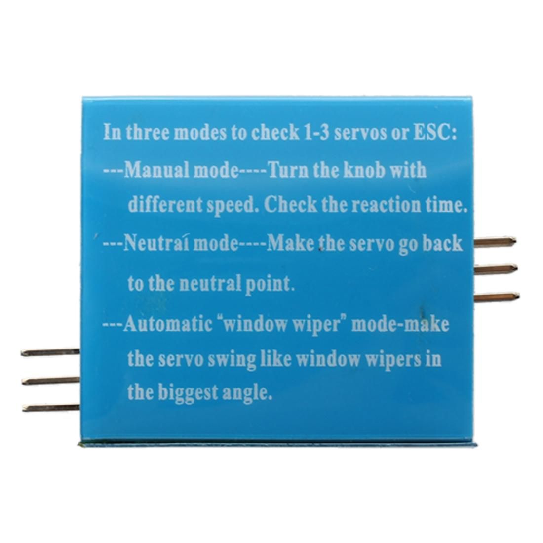 Servo Tester CCPM Consistency Master Checker 3CH 48-6V