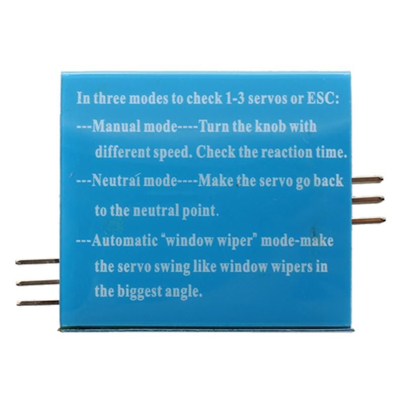 Servo Tester CCPM Consistency Master Checker 3CH 48-6V