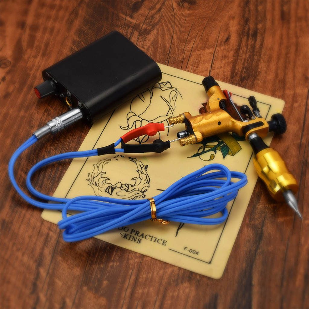 Tattoo Machine Power Supply Supper  Tattoo Clip Cord Cable Blue