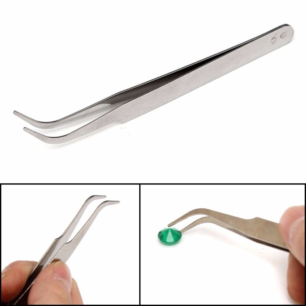 10pcs Anti-Rust Ergonomical DIY Tweezer Tool For Removing Any Unwanted Hair