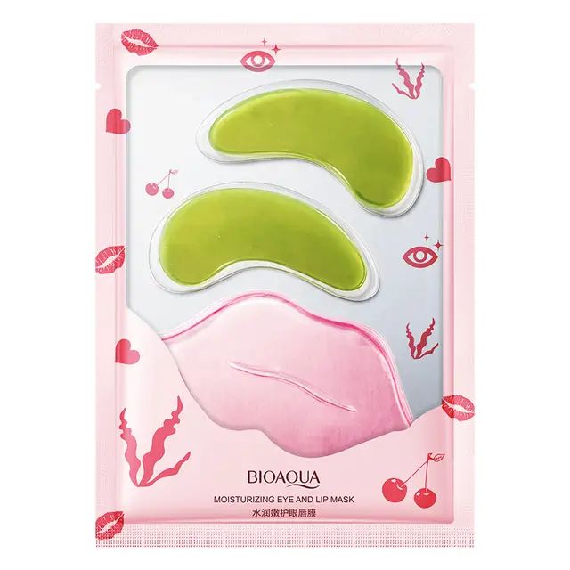 2in1 Lip Mask & Eyemask ( Anti Dark Circles & Chapped Lips Remedy).