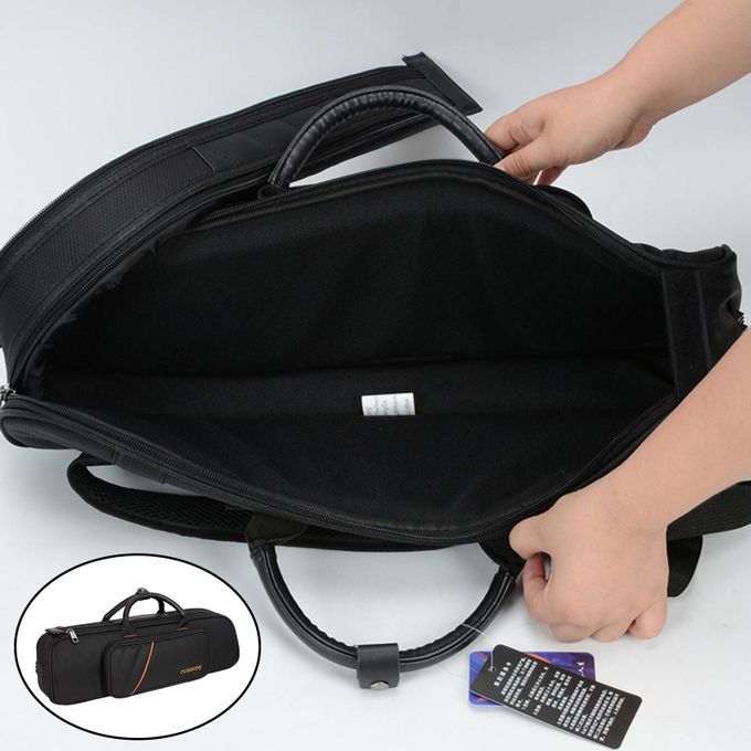 Trumpet Bag Double Zippers Design Dustproof Oxford Cloth Storage Case