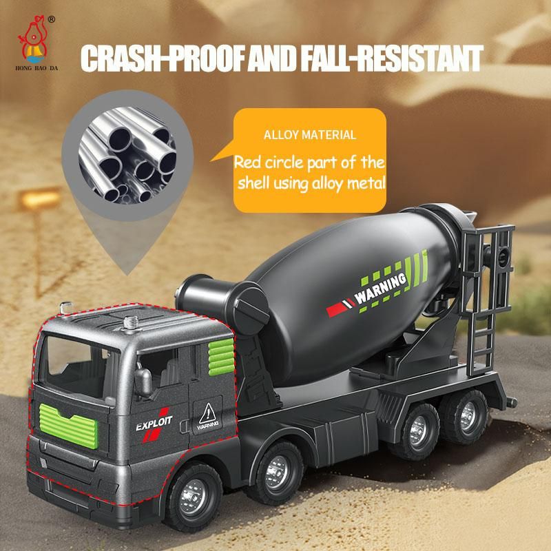 1:55 Alloy Excavator Simulation  Engineering Vehicles Model Car TruToys Crane Bulldozer Forklift Toys for Boys Birthday Gift