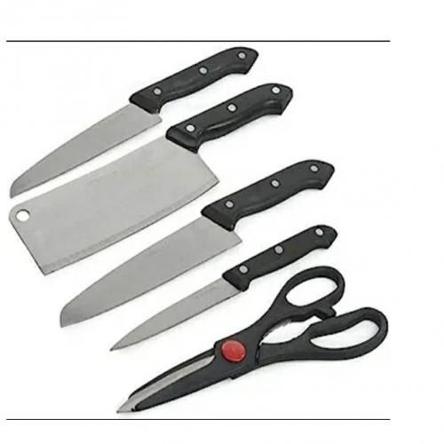 Steel Sharp Kitchen Knife Set With Chopping Board