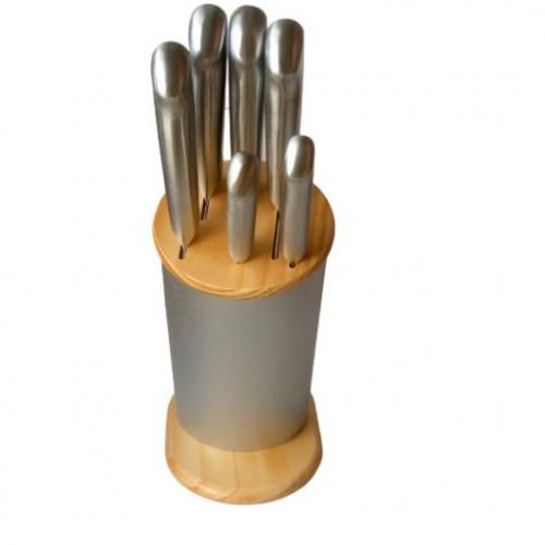 Steel Sharp Kitchen Tool Knives With Holder
