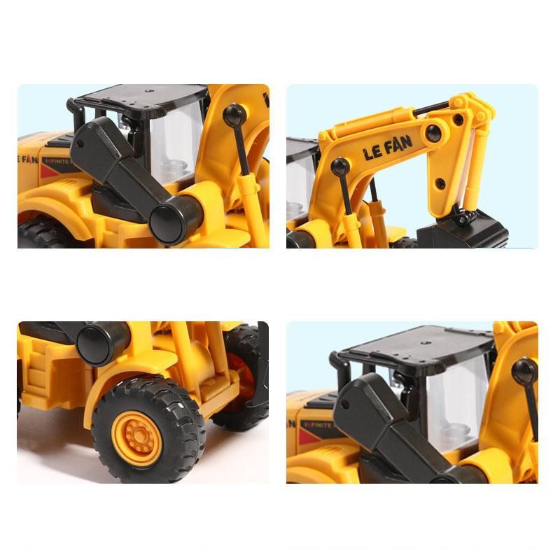 Children's Inertia Car Excavator Boomerang Car Baby Mixer TruRoad Roller Non-Remote Control ClEngineering Car Toys