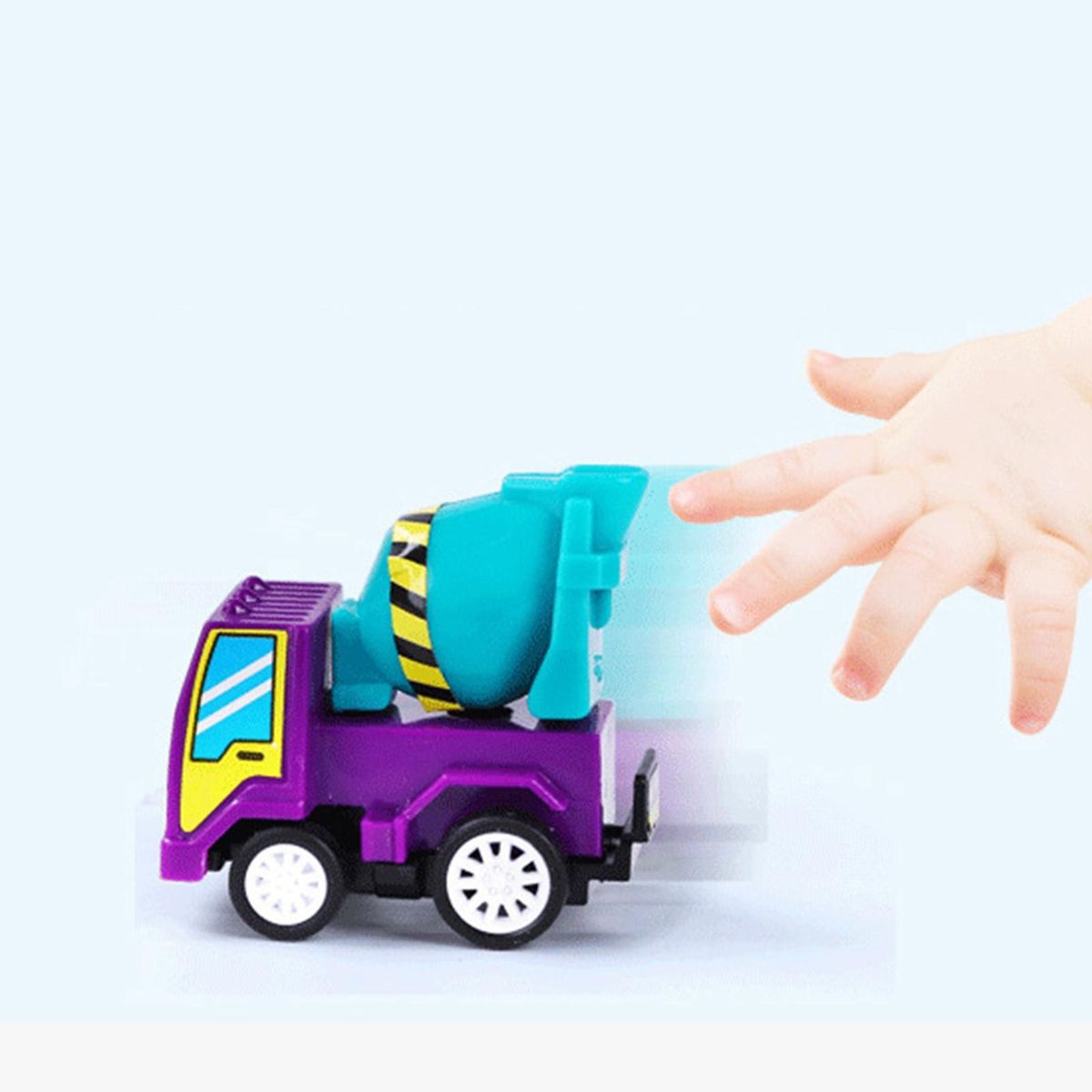 6Pcs Engineering Car Toys Friction Powered Engineering Car Game Toys