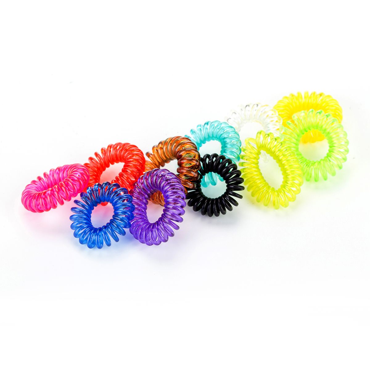 3PCS/Set Telephone Line Hair Ropes 3.5cm Diameter Small