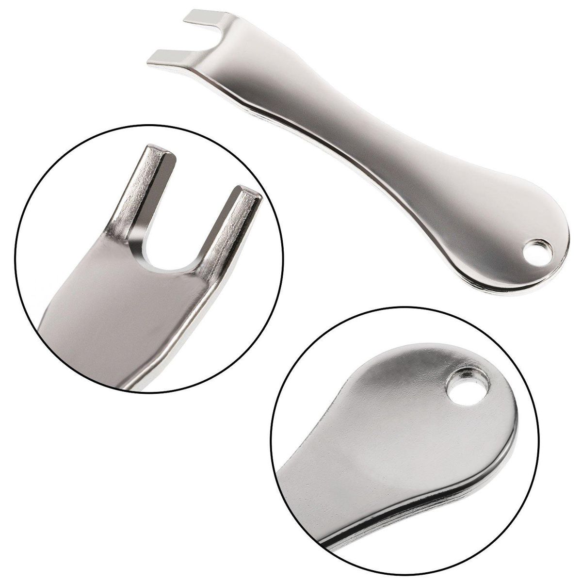 Acoustic Guitar Bridge Pins Puller Pulling Remover Extractor Tool with Guitar Saddle Nut and 12 Pack Guitar Bridge Pins