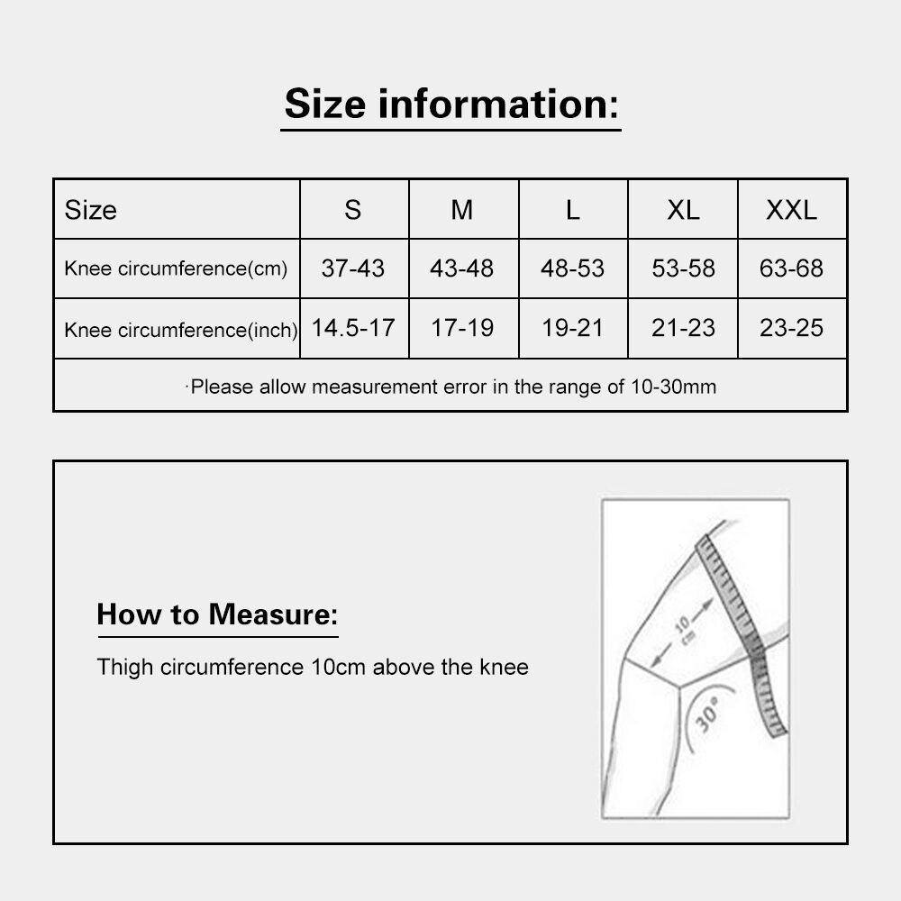 1PC Adjustable Knee Support Knee C-ompression Sleeve Brace