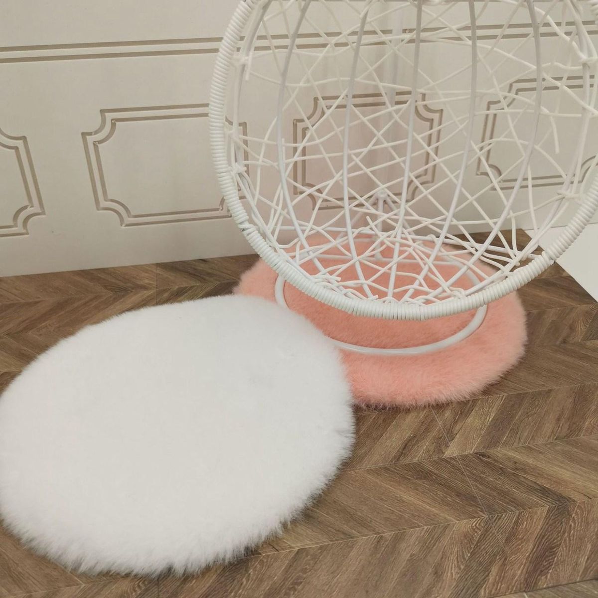 Dollhouse Miniature Plush Rug Carpet Mat Dolls House Living Room Furniture Decoration Accessories, 4