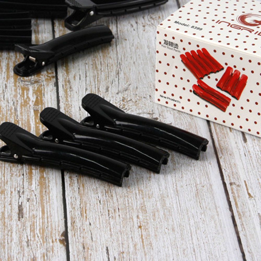 12PCS Hair Rollers Clips Wave Fluffy Hair Perm Bar Rods