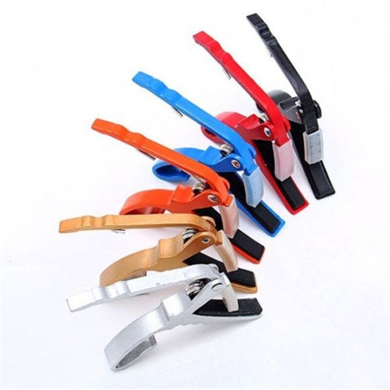Best Price Multi- Folk Acoustic Electric Guitar Capo Trigger Key Clamp Change Single-handed Guitar Parts Yellow Yellow