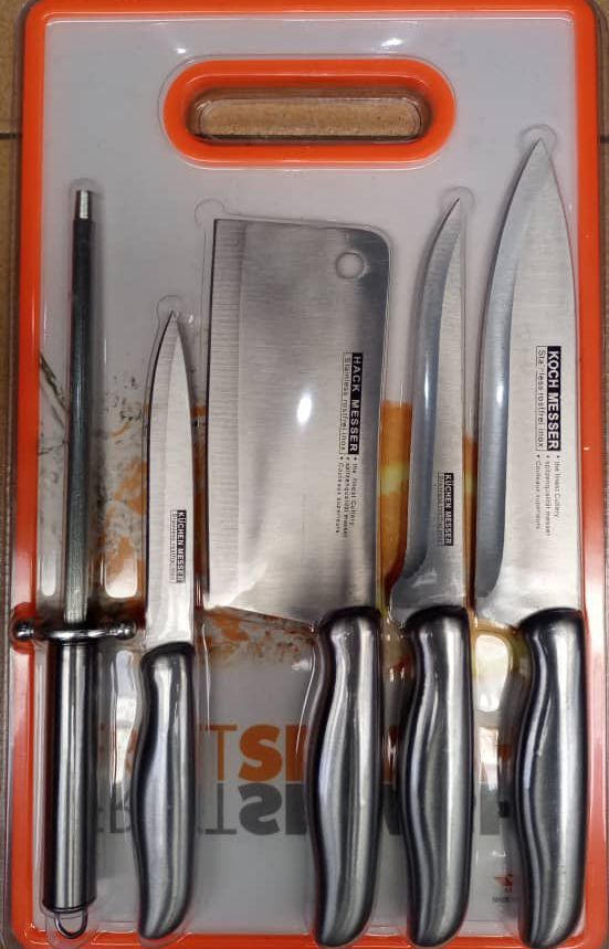 Quality Kitchen Knife Set With File