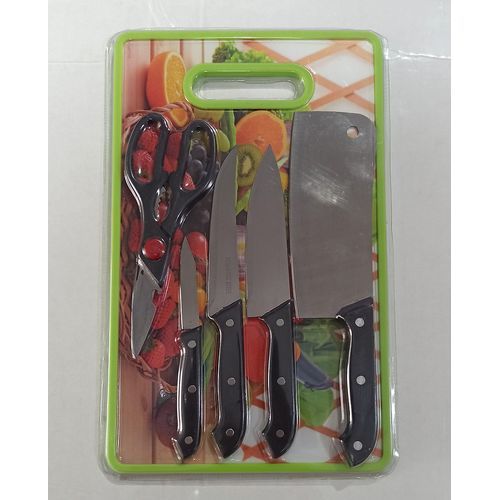 6-piece Knife And Chopping Board Set,