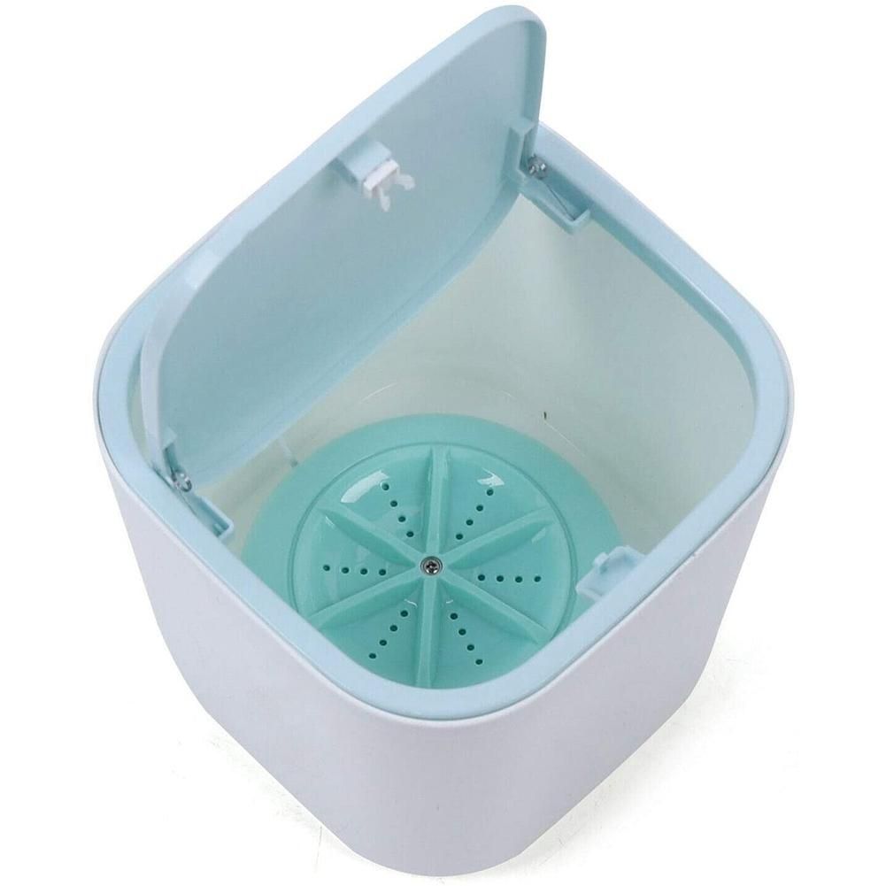 Mini Electric Washing Machine Portable USB Underwear Cleaning Machine Socks Baby Clothes Compact Wash Machine-White