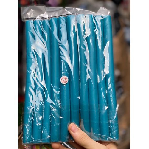 10 Bendable Hair Curlers/Rollers Blue Color………….