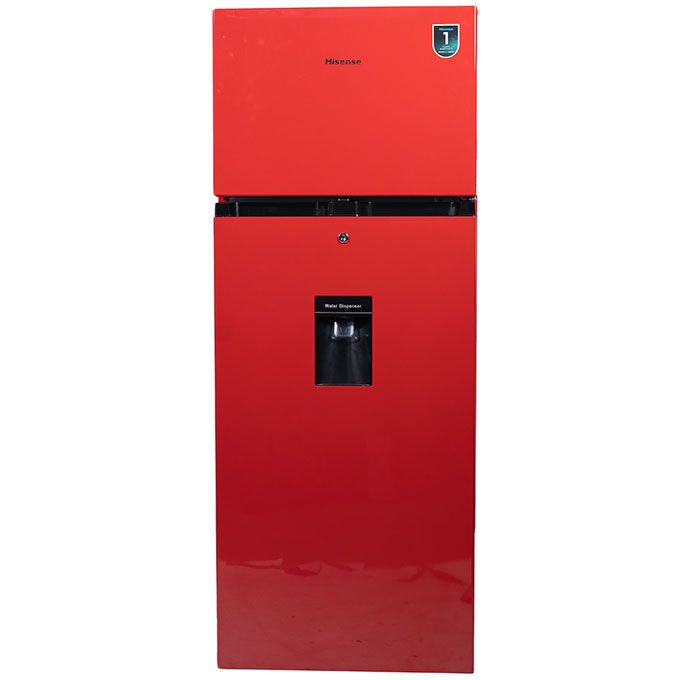 204 Litres Double Door Low Noise Refrigerator With Dispenser(REF 205 DRB) - Red