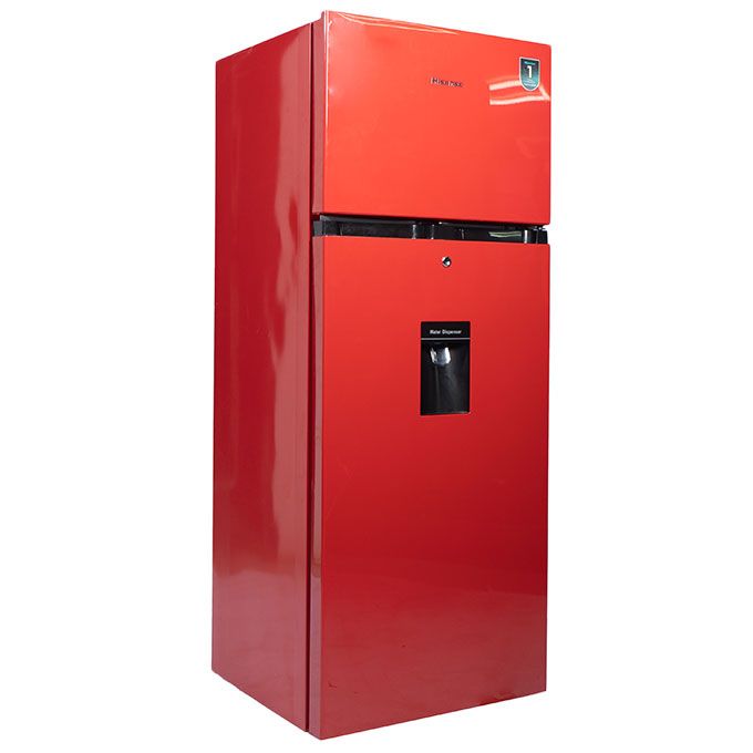 204 Litres Double Door Low Noise Refrigerator With Dispenser(REF 205 DRB) - Red
