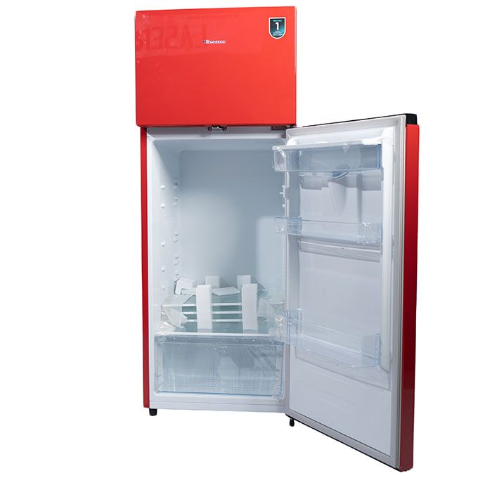 204 Litres Double Door Low Noise Refrigerator With Dispenser(REF 205 DRB) - Red