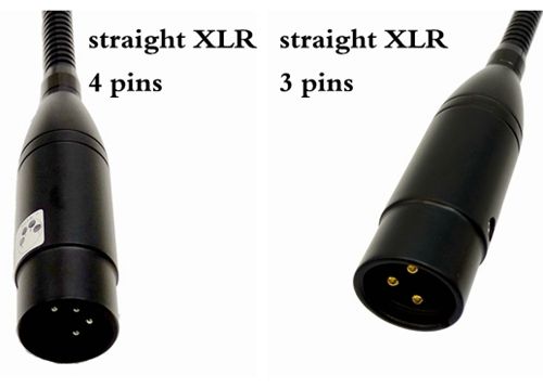 12V 1W LED 3 PINS 4 PINS XLR LED GOOSENECK FOR AUDIO
