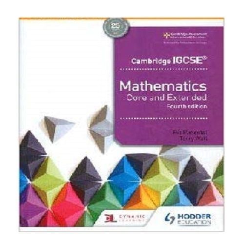 Cambridge IGCSE Mathematics Core And Extended 4th Edition