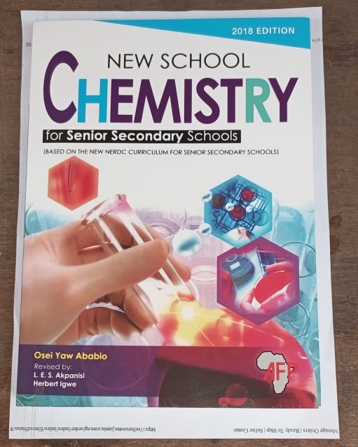 New School Chemistry By Osei Yaw Ababio Latest 2018 Edition