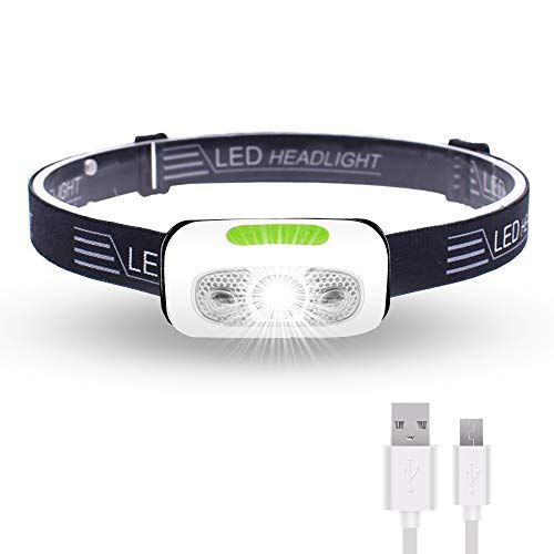 500 Lumens USB Rechargeable HeadlampLightweightSuper Bright