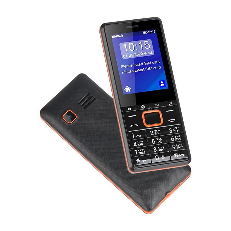 E1801 - Dual Sim -2.4" -Camera - Torch-Fm Radio- 800mAh-Black