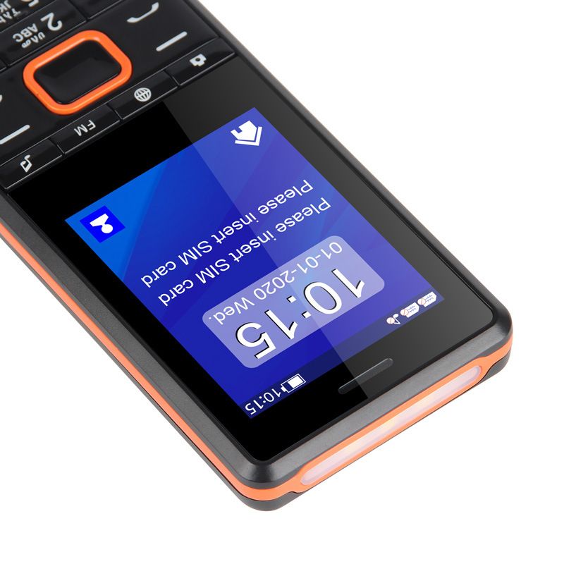 E1801 - Dual Sim -2.4" -Camera - Torch-Fm Radio- 800mAh-Black