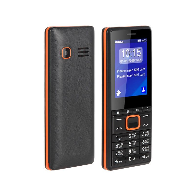 E1801 - Dual Sim -2.4" -Camera - Torch-Fm Radio- 800mAh-Black