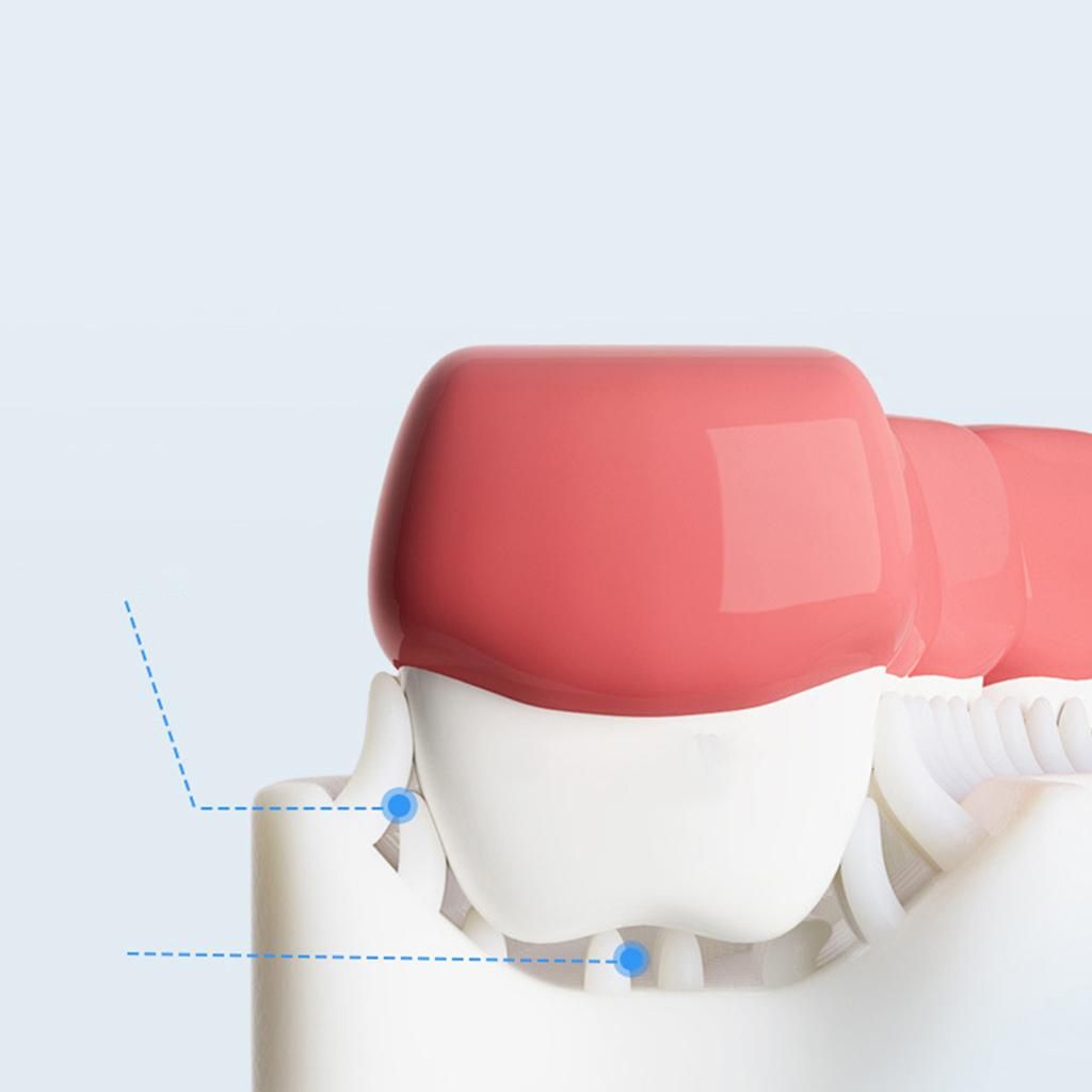 Kids Toothbrush U-Shape Whole Mouth For Boys Girls Blue 6-12 Years