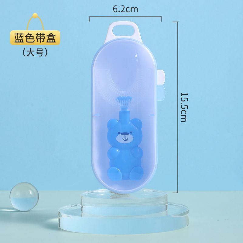 Silicone Soft Bursh For Children Bristles With  Case