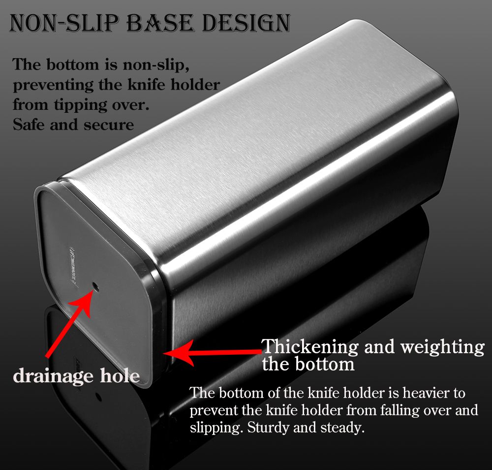 8 Inch Household Stainless Steel Kitchen Holder Storage