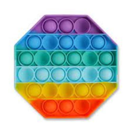 Rainbow Pop It - Cube