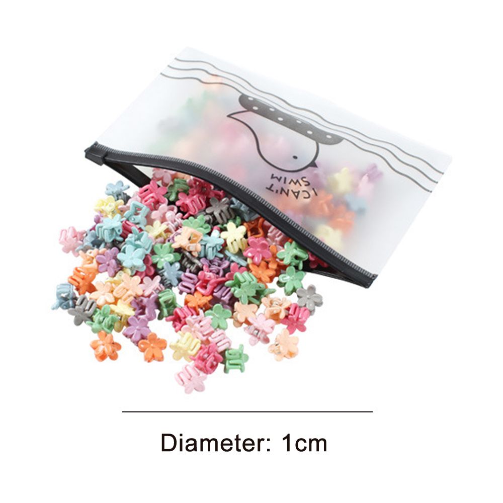 50pcs Mini Hair Clips Small Grip Claw Kids Hair Clamps