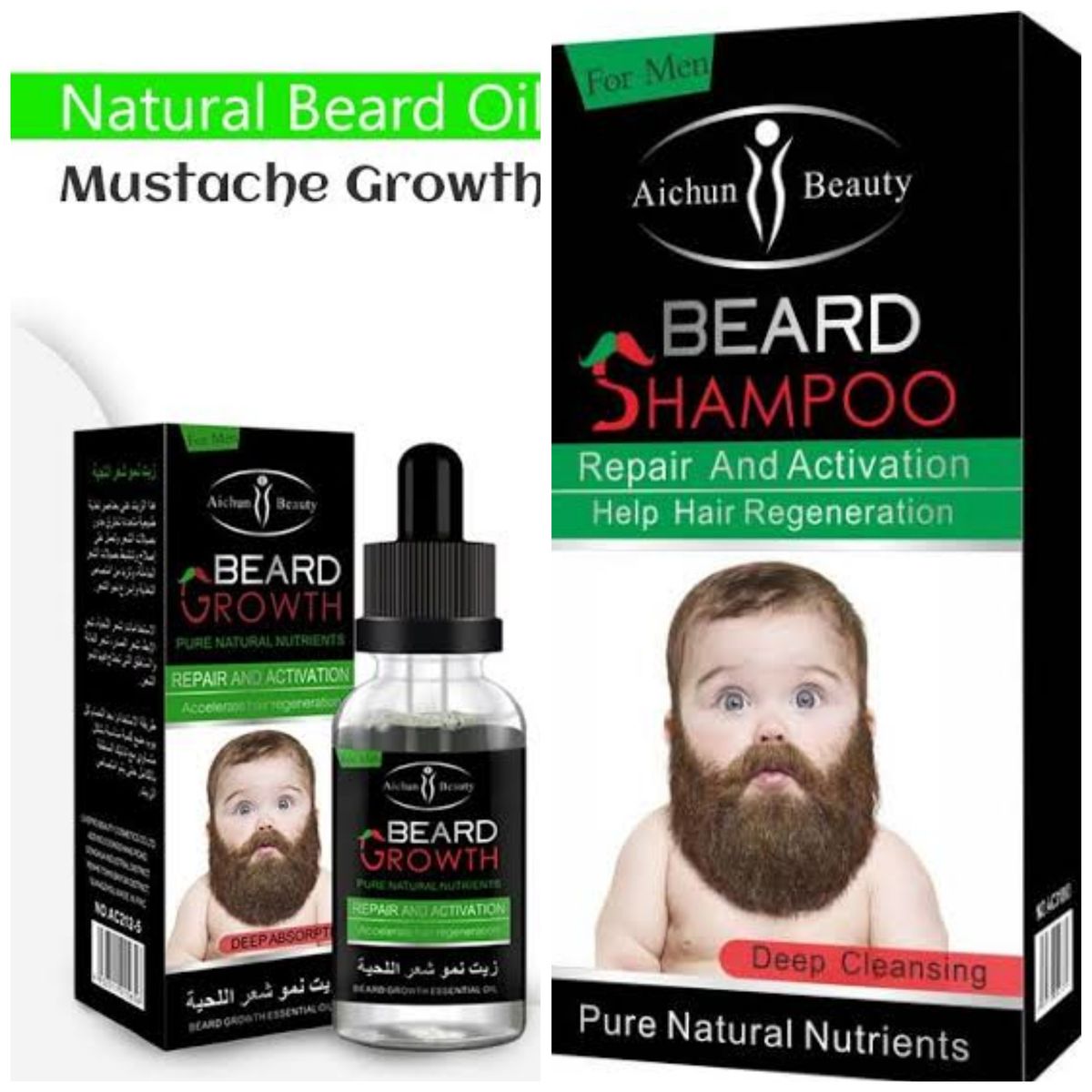 Beard Growth & Shampoo