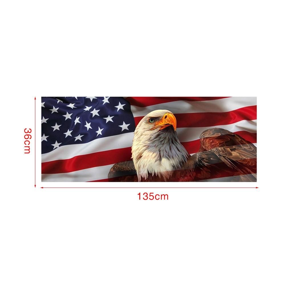 AMERICAN EAGLE Flag stars Rear Window Graphic Decal  Sticker Truck SUV PICK-UP TRUCK