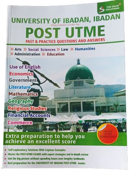 University Of Ibadan: UI Post UTME Past Questions & Answers ( Arts  & Commercial)
