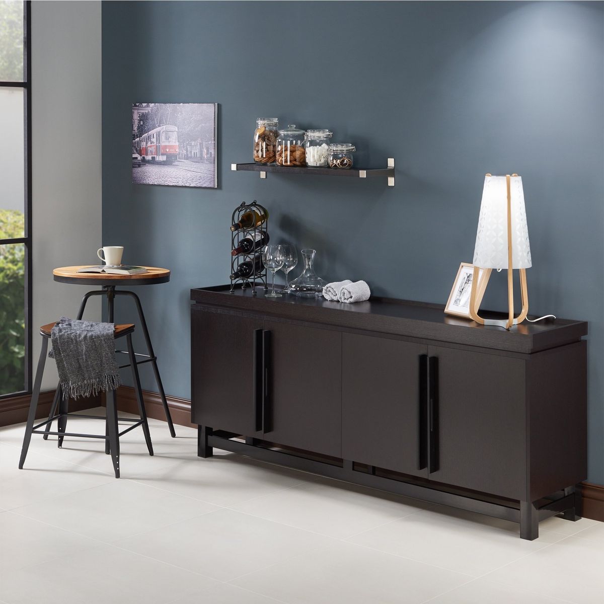 Modern 70-inch 8-shelf Buffet  (Lagos Delivery Only)