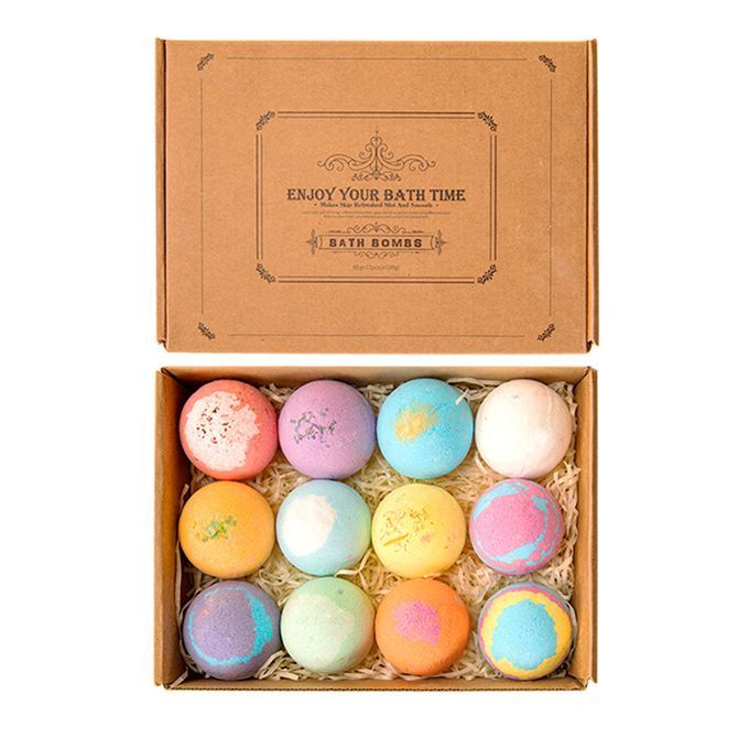 12pcs 60g Bath  Set Bath Ball For Home Hotel Bathroom Body