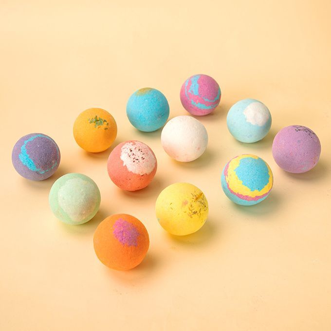 12pcs 60g Bath  Set Bath Ball For Home Hotel Bathroom Body