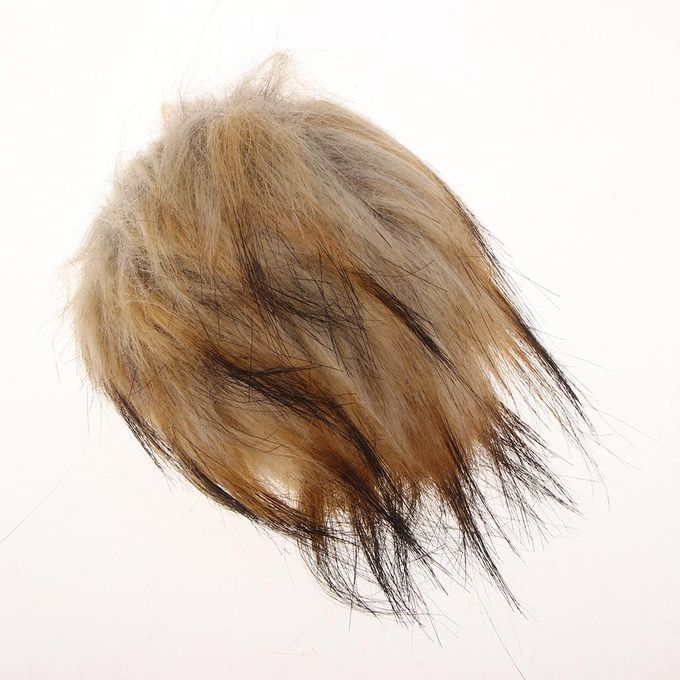 2X 3Pc Craft Fluffy Faux  Pom Pom Ball Keychain For Hat Bag