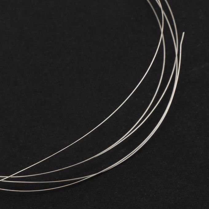 1 Meter Solid 925 Sterling Silver Wire DIY Beading Jewelry Crafts 0