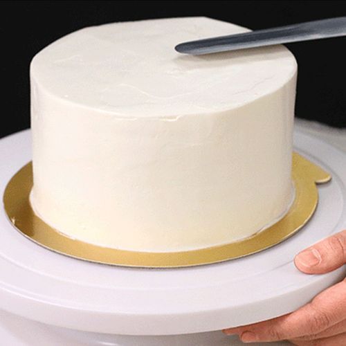 DIY Cake Turntable Stand Dough Scraper Cream Smoother 6pcs